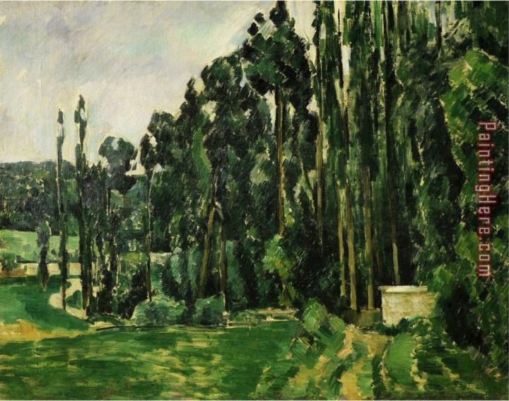 Paul Cezanne Les Peupliers The Poplar Trees 1879 80